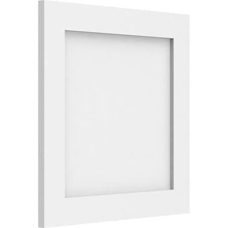 Ekena Millwork Cornell Flat Panel Decorative Wall Panel, 16"W x 16"H x 5/8"P WALP16X16X062CNL